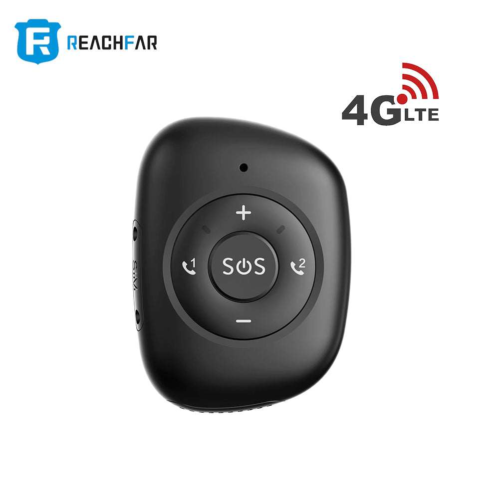 Button Led Tracker 4G GPS Tracker Anti Lost And Panic Button SOS Call With Fall Alert Tra